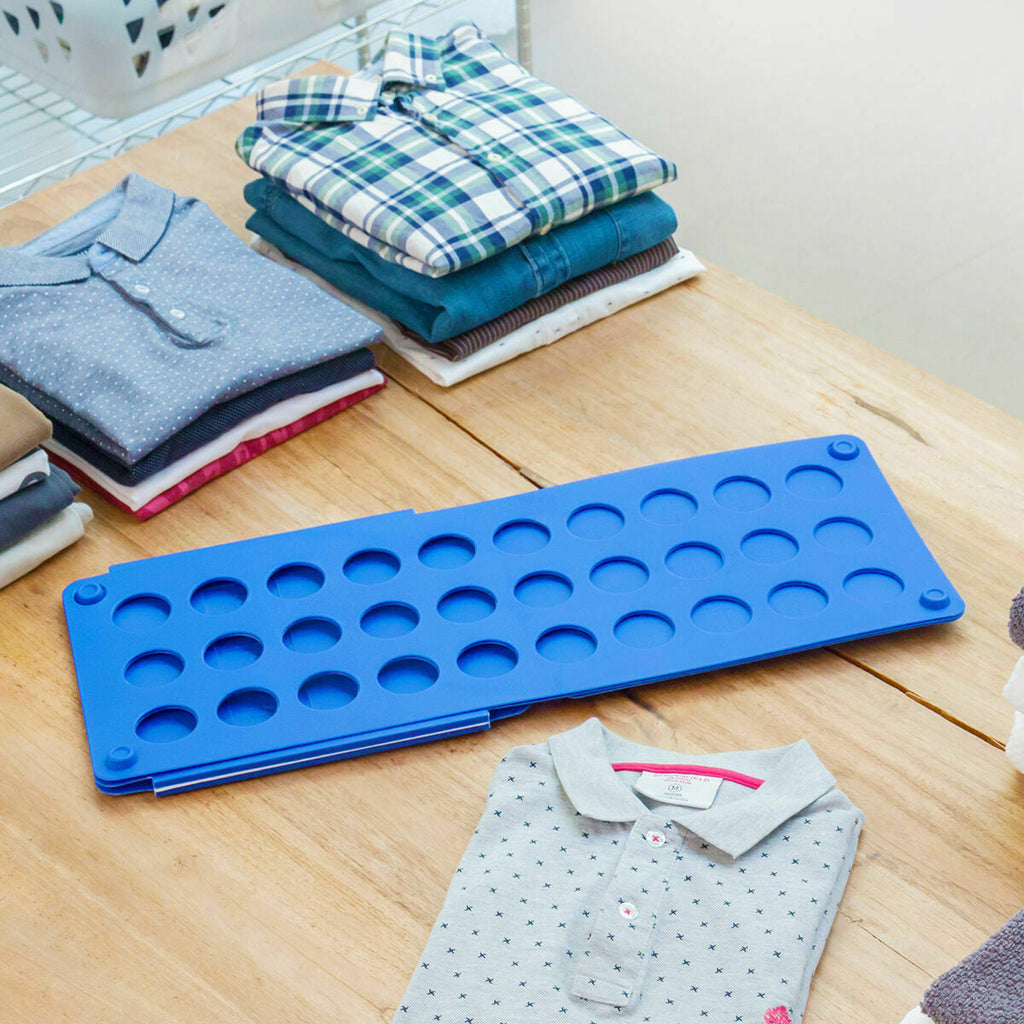 Pack Tendedero Plegable Vertical con Ruedas y Doblador de Ropa InnovaGoods