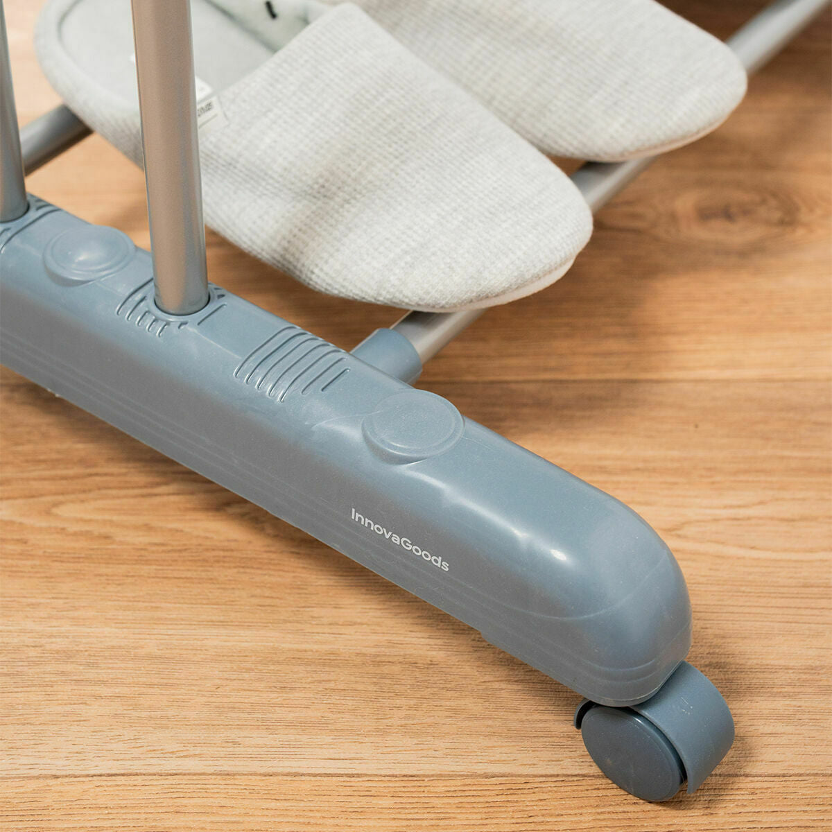 Pack Tendedero Plegable Vertical con Ruedas y Doblador de Ropa InnovaGoods