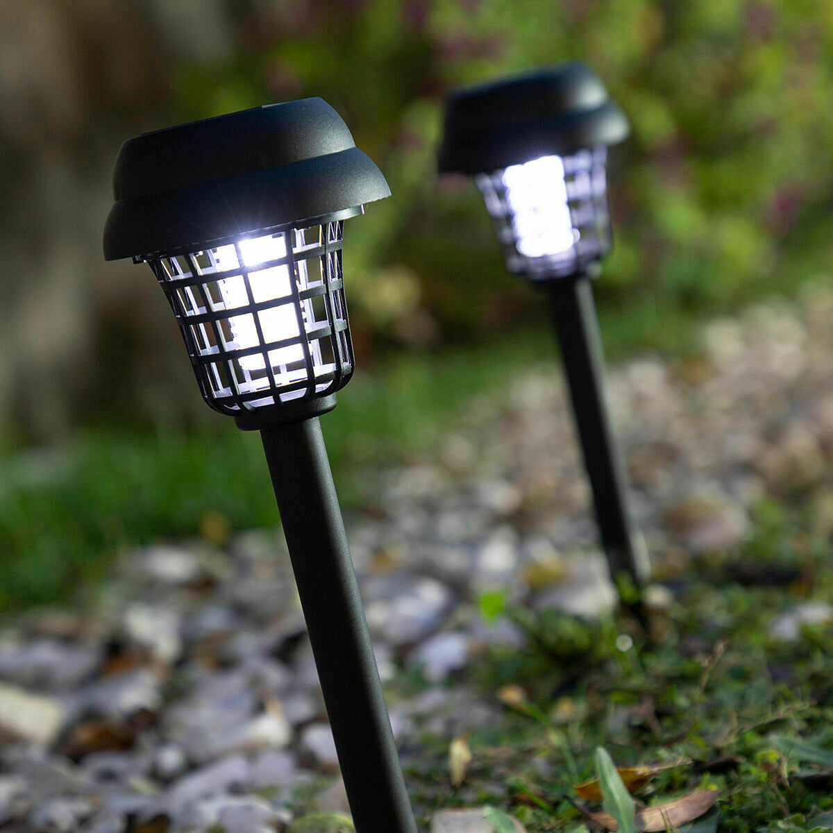 Lámpara Solar Antimosquitos para Jardín InnovaGoods 4 Unidades
