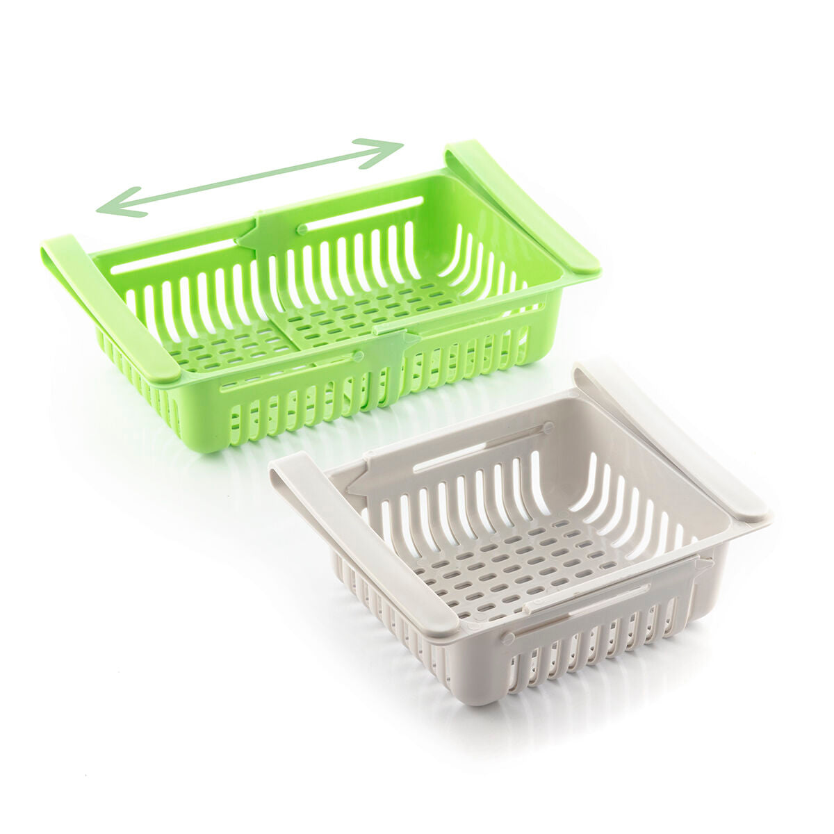 Organizador Ajustable para Nevera Friwer InnovaGoods 2 Unidades