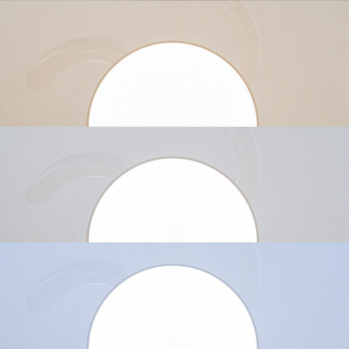 Ventilador de Techo con Luz LED y 4 Aspas Retráctiles Keteez InnovaGoods Blanco 72 W Ø49-104 cm