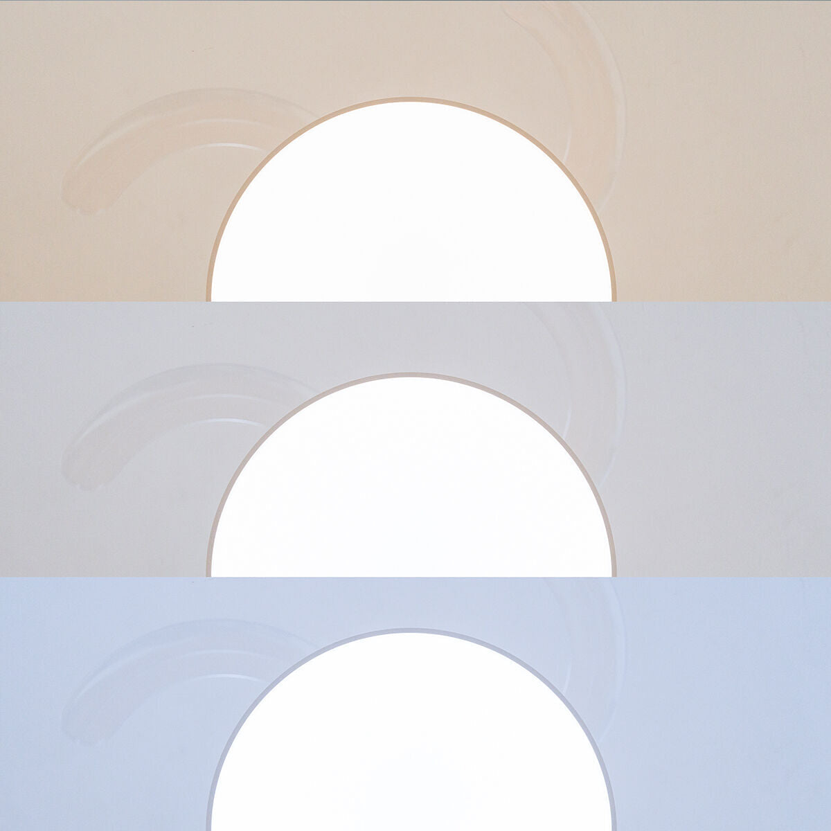 Ventilador de Techo con Luz LED y 4 Aspas Retráctiles Silteez InnovaGoods Plateado 80 W Ø49-104 cm