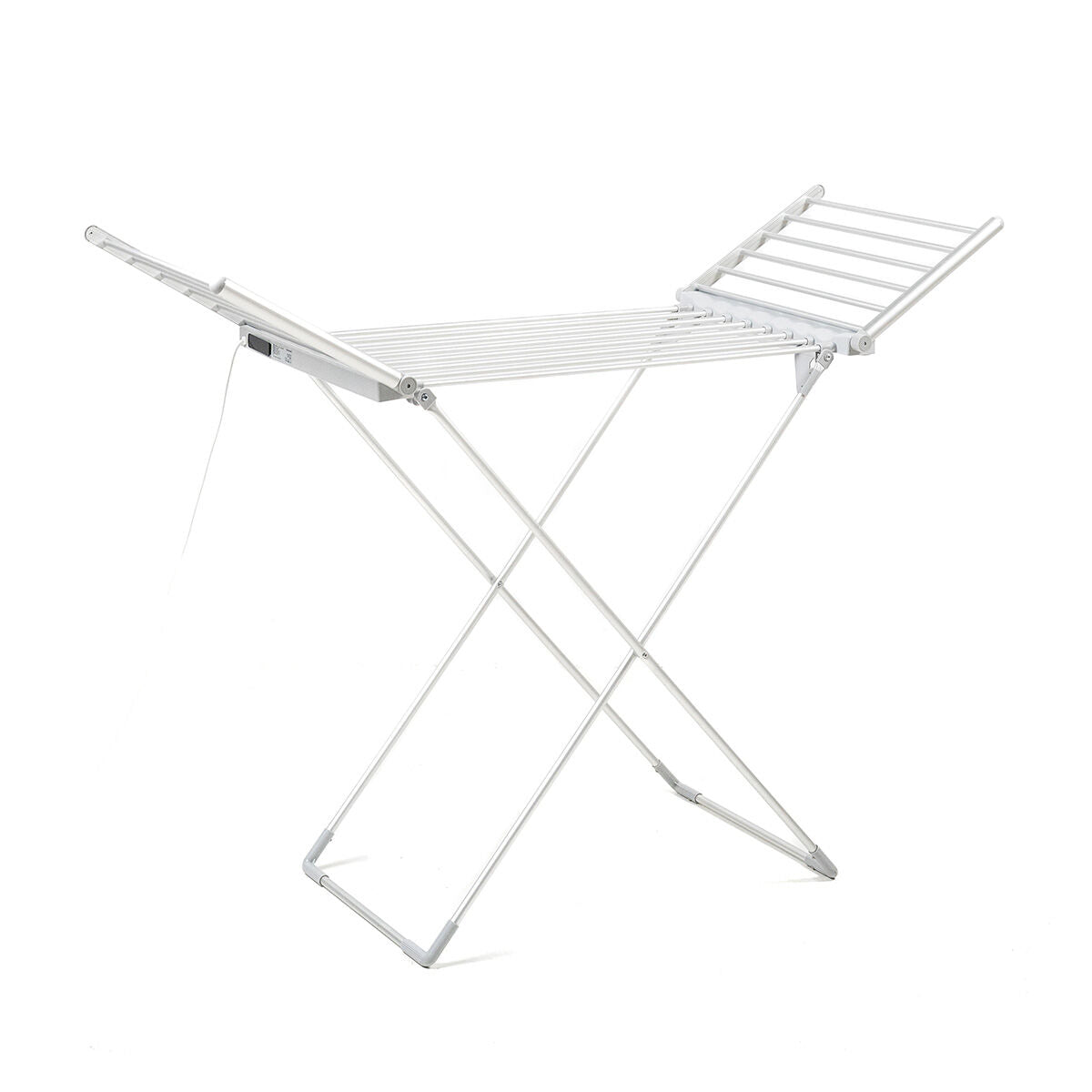 Tendedero Eléctrico Plegable con Alas, Pantalla Táctil, Temporizador y Control de Temperatura Warmmat InnovaGoods 230 W 20 Barra