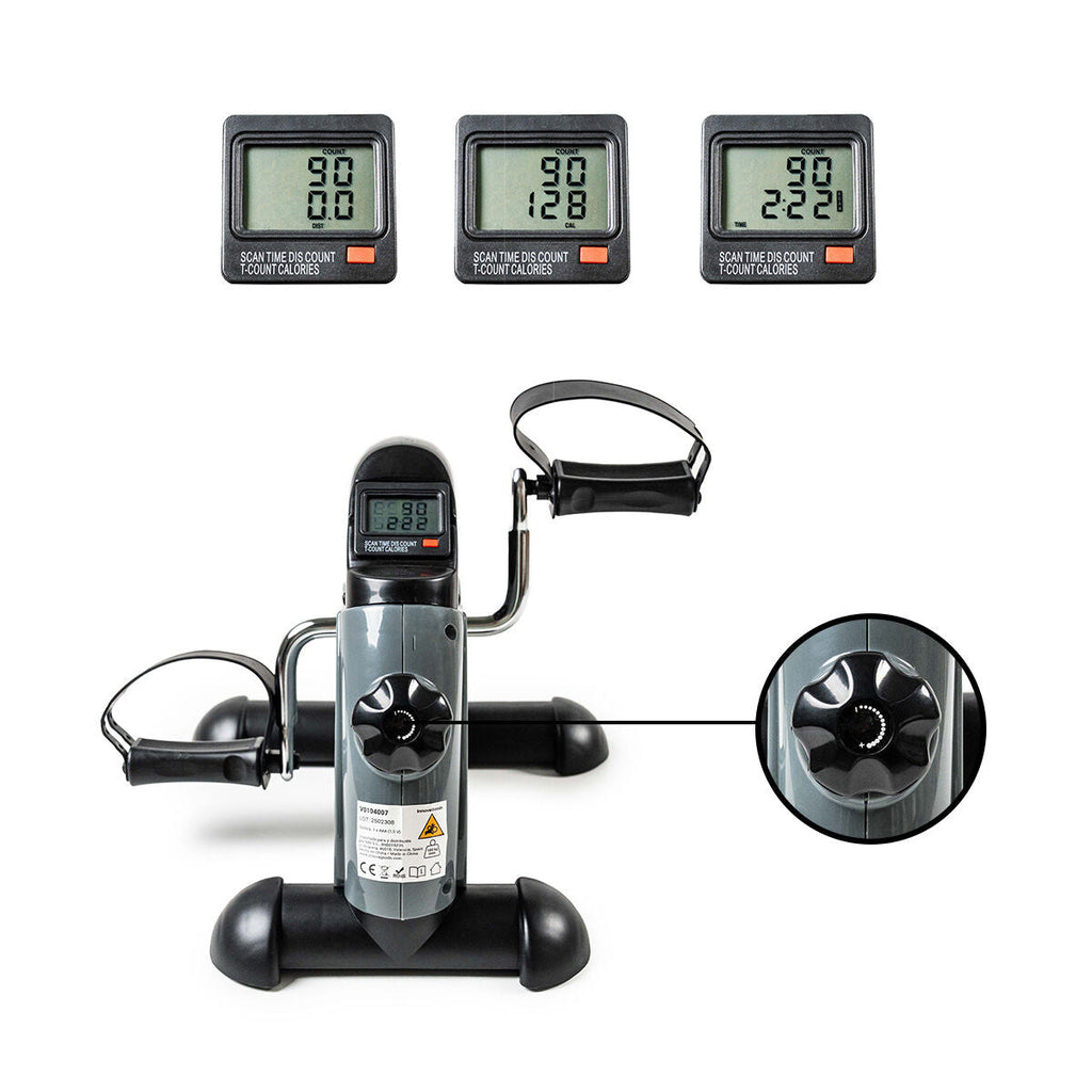 Pedaleador Estático para Piernas y Brazos con Esterilla Velora 2100 InnovaGoods