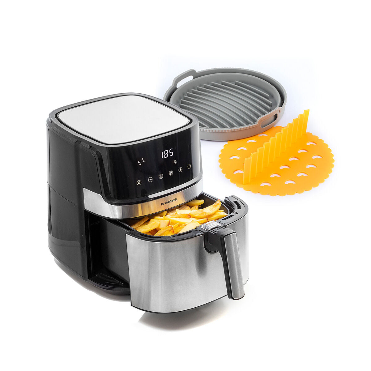 Pack Freidora de Aire y Cesta de Silicona Plegable InnovaGoods