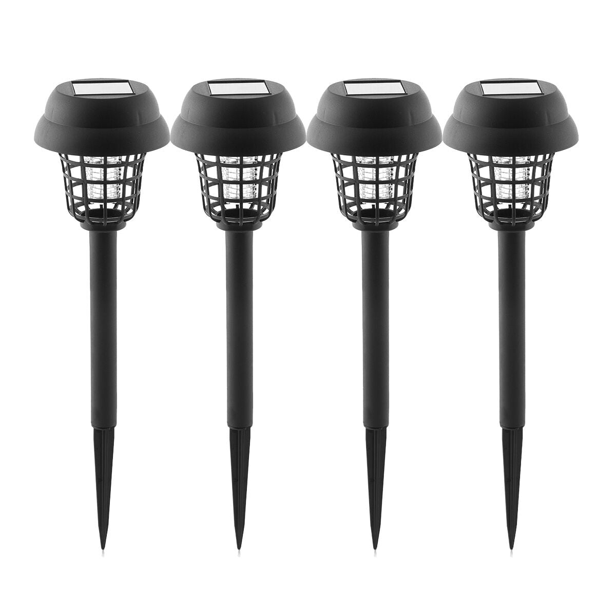 Lámpara Solar Antimosquitos para Jardín InnovaGoods 4 Unidades