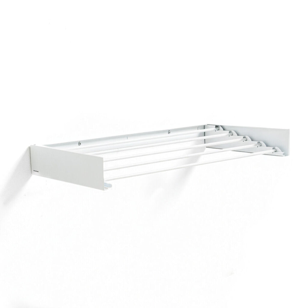 Tendedero de Pared Plegable Extensible Retráctil Dryva 80 InnovaGoods