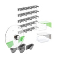 Pack Set de 3 Soportes Adhesivos para Tapas de Cocina y Organizador de Especias Adhesivo y Divisible y Recipientes de Cocina Adh